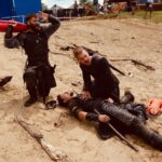 Alexander Dreymon Instagram – Beaches have never been safer thanks to Uhtred Hasselhoff and Finan Anderson