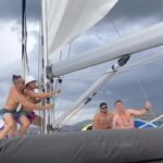 Alexander Dreymon Instagram – @markrowley90 and @arnasfederman are the friends you want with you when you’re heading into the storm. None of us really know what we’re doing… But we’ve got Mark’s dad with us, so what could go wrong?! 

#sailing
#storm
#shipwreck