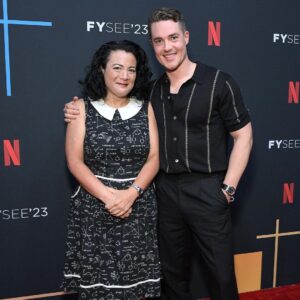 Alexander Dreymon Instagram - Thank you to @netflix and everyone who attended for the warm welcome at the FYC screening of #SevenKingsMustDie. 
Thank you @jenelleriley for the Q&A, loved talking to you. 
Thank you @warrenalfiebaker for the look (shirt: @toddsnyderny, watch: @vacheronconstantin). 

📸 Getty Images/Charley Gallay

#fysee23