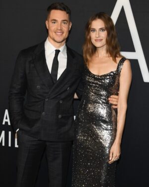 Alexander Dreymon Instagram - Premiere of M3GAN with a screaming, laughing, cheering crowd. It’s the ultimate fun scarefest. 

I’m so proud of my gorgeous fiancée @aw 

Congratulations to everyone who worked so hard on what will likely be a new cult hit. 

Thank you @warrenalfiebaker for the @giorgioarmani suit. Love working with you. 

Photography @gettyentertainment
