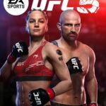 Alexander Volkanovski Instagram - The Great 🤝 The Bullet Your #UFC5 Standard Edition cover athletes Alexander Volkanovski and Valentina Shevchenko 🤜💥🤛 See the full reveal 9/7 ➡️ link in bio