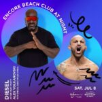 Alexander Volkanovski Instagram - @ufc afterparty in vegas tomorrow night with @alexvolkanovski and @mylseoneal at @encorebeachclub #reebok #ufc (swipe left) Encore Beach Club