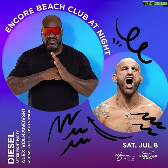 Alexander Volkanovski Instagram - @ufc afterparty in vegas tomorrow night with @alexvolkanovski and @mylseoneal at @encorebeachclub #reebok #ufc (swipe left) Encore Beach Club