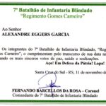 Alexandre Garcia Instagram - Meu Regimento não esquece dos seus.