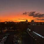 Alexandre Garcia Instagram - Esse por-de-sol de Porto Alegre…dispensa palavras.