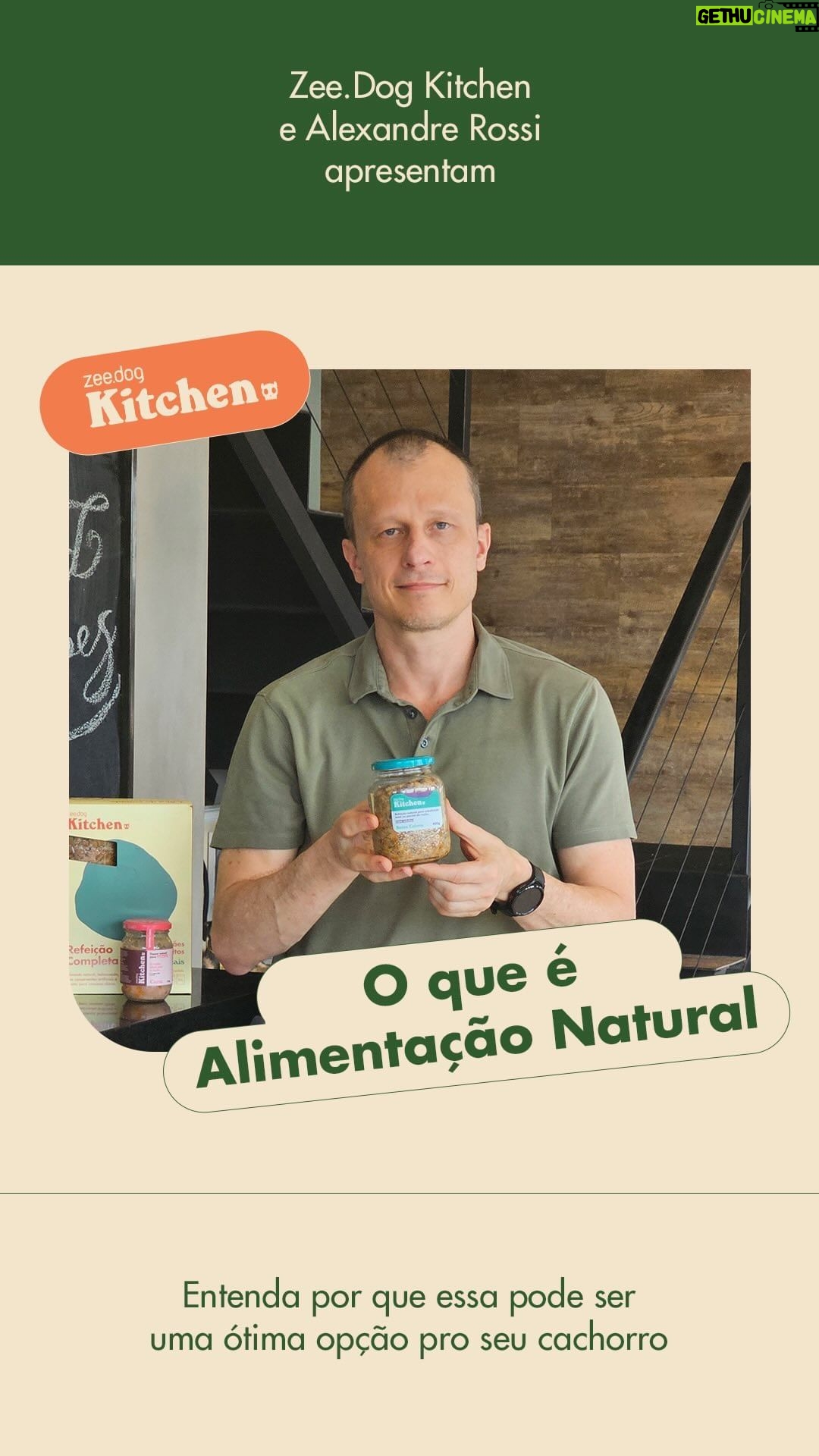 Alexandre Rossi Instagram - Você já pensou em oferecer um alimento completo, balanceado, e 100% natural para o seu cachorro? A alimentação natural é feita com ingredientes selecionados, sem conservantes e estabilizantes artificiais. As Refeições Naturais™️ Zee.Dog Kitchen são perfeitas para a substituição total ou parcial da ração seca do seu cachorro. Por conter apenas ingredientes in-natura, são muito saborosas e úmidas, podendo ser consumidas por cachorros de todas as idades. : #zeedogkitchen #alexandrerossi #drpet #bemestaranimal #saudeanimal #alimentacaopet #parceria