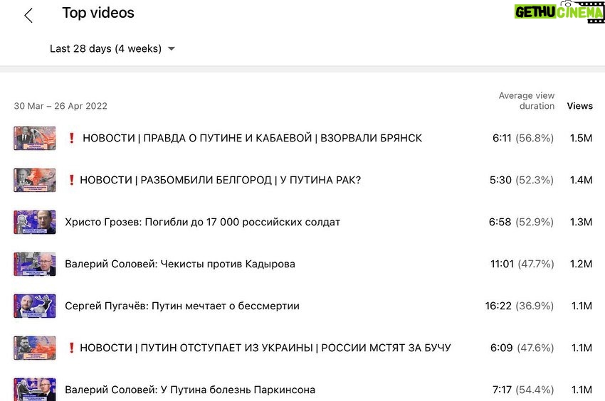 Alexey Navalny Instagram - Путин - царь лжи. Он и в обычное время чемпион в этом виде спорта, а сейчас она ему нужна для того, чтобы вести войну и убивать. Пост о том, как мы противостоим путинской лжи и нуждаемся в вашей помощи. За неделю до войны мне написала шеф нашего отдела расследований Мария Певчих @maria_pevchikh: “Происходит ад. И мы с тобой ошиблись - война точно будет. И всех журналистов посадят, раздавят и выгонят. Не будет ни одного слова правды. Поэтому я не знаю как, не знаю с кем, не знаю на какие деньги, но мы должны запустить новое большое ежедневное СМИ. Ведь в России, кроме нас, очень мало тех, кто не боится говорить правду. А нам уже все равно, мы и так “экстремисты” на нелегальном положении”. Как человек, получающий новости только из телевизора и понимающий, что ложь - абсолютно необходимое Путину условие для начала войны, я сразу согласился. Война может продолжаться до того момента, пока у нее есть какая-то поддержка внутри страны. Для этого нужны ложь и пропаганда. Ну а нам для борьбы с войной нужна правда и механизмы ее донесения. Однако решить это проще, чем сделать. Регулярное СМИ - это особый жанр. Особые технологии, особые люди. Страшно такое даже начинать. Но слово “война” все меняет. ФБК бросился в новый проект, начав делать его сразу и буквально “на коленке”. У нас даже не было времени объявить фандрайзинговую кампанию. Сам не понимаю, как мы это сделали и на какие деньги. Но сделали. Сегодня “Популярная политика” - одно из самых крупных свободных СМИ России с ежемесячной аудиторией более 12 млн человек и ежедневными новостями, которые смотрят до 1,5 млн (статистика в карусели). Теперь мы уверены, знаем, что делать дальше, и просим вашей поддержки. Давайте делать вместе. Мы расширим охват гораздо сильнее и создадим настоящую новостную службу. Замечательный Эдвард Нортон @edwardnortonofficial помог нам распланировать и запустить фандрайзинговую кампанию на GoFundMe. И даже перевел нам свои личные $25000. Помогите нам рассказывать правду о войне и всем остальным гражданам России. Помогите крушить ложь Путина. Помогите уничтожить идейную базу этой лживой, агрессивной, бессмысленной и злобной войны. Поддержите слово правды. Ссылка в шапке профиля.