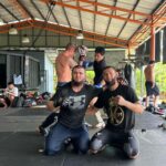 Ali Bagov Instagram - Борьба у стенки, всегда тяжело 5х5🤼‍♂️с братом🦈 @khamzat_chimaev 🐺 выносливый и опасный брат Хамзат 🦈 Tiger Muay Thai & MMA Training Camp, Phuket, Thailand