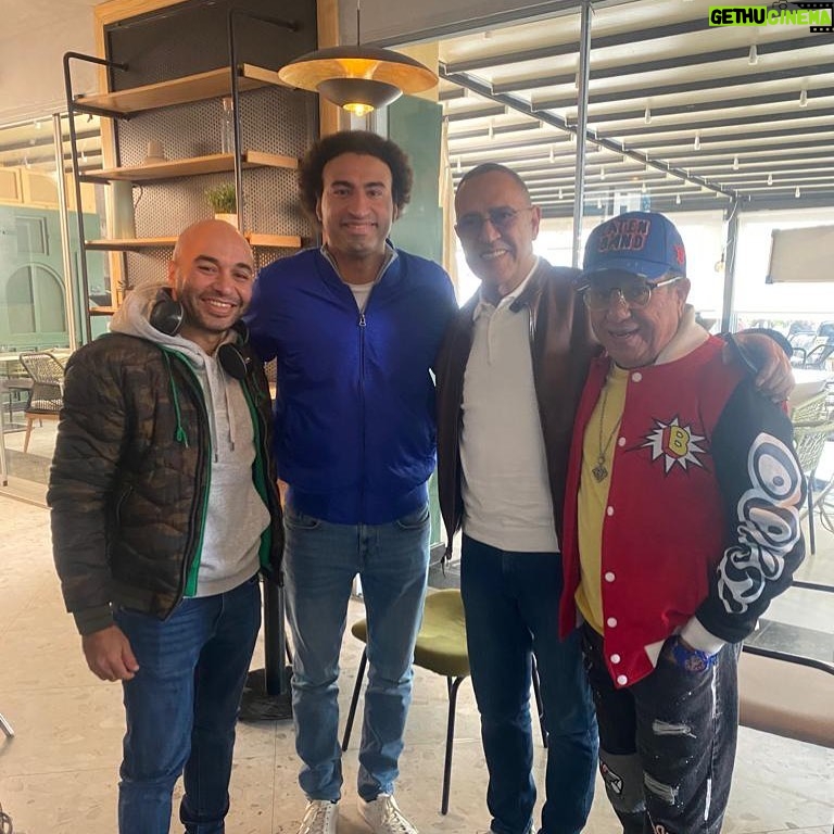 Ali Rabie Instagram - @ashrafabdilbaky 🤍🎬 نورت الدنيا @amro_saladin
