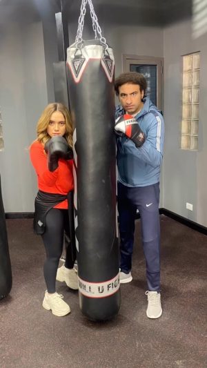 Ali Rabie Instagram - @ranaraeis 🥊🥊