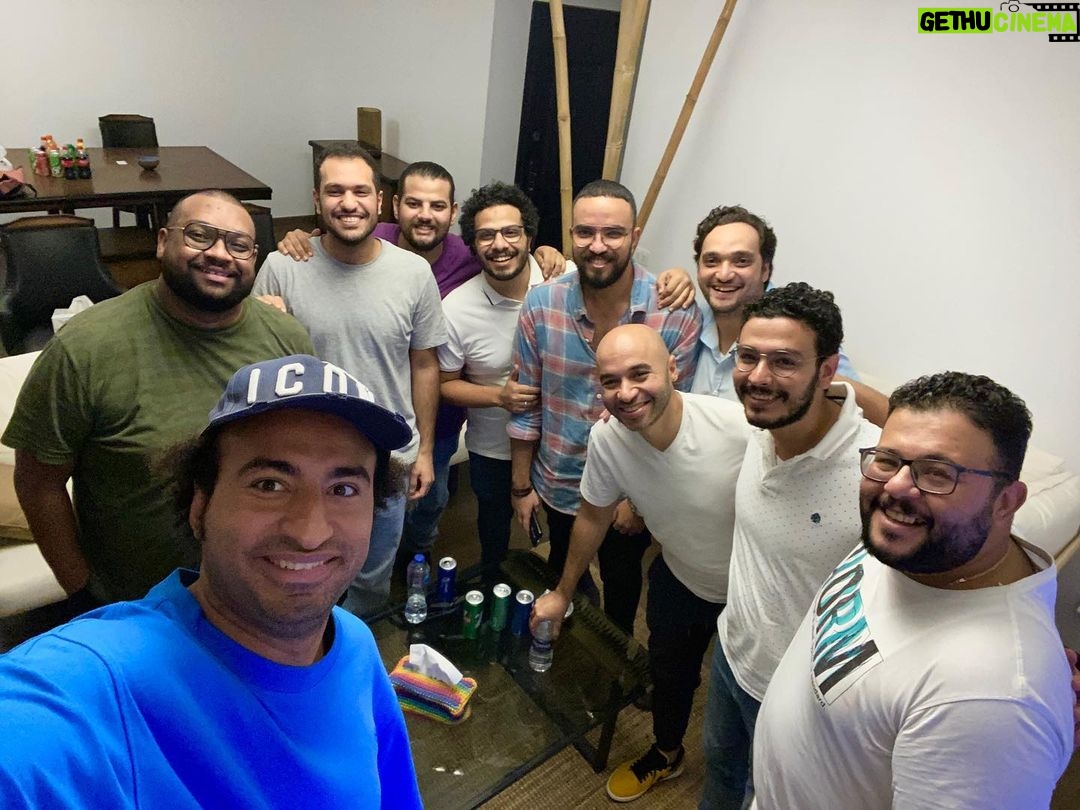 Ali Rabie Instagram - فريق عمل مسلسل نصي التاني قريبا ان شاء الله دعواتكم @amro_saladin @ahmed_elganainy_gino