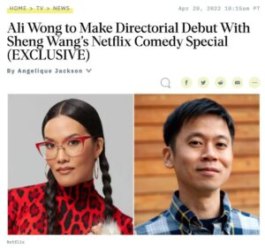 Ali Wong Instagram - Incredibly excited and honored to do this with my brother @shengwangtime ❤️ He’s so funny, original and just an amazing human being.