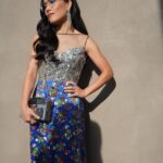 Ali Wong Instagram - 🥩 🏆 🙌 🙏 Styling: @taraswennen Makeup: @danielmartin Hair: @claytonhawkins Nails: @thuybnguyen Dress and Bag: @louisvuitton Jewelry: @chopard Shoes: @brandonblackwoodnyc Photos S3, S7, S8: AP/Invision for the Television Academy, © Television Academy