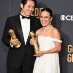 Ali Wong Instagram - 🥩🏆🙌 S1 📸 @claytonhawkins S2 Golden Globes 2024
