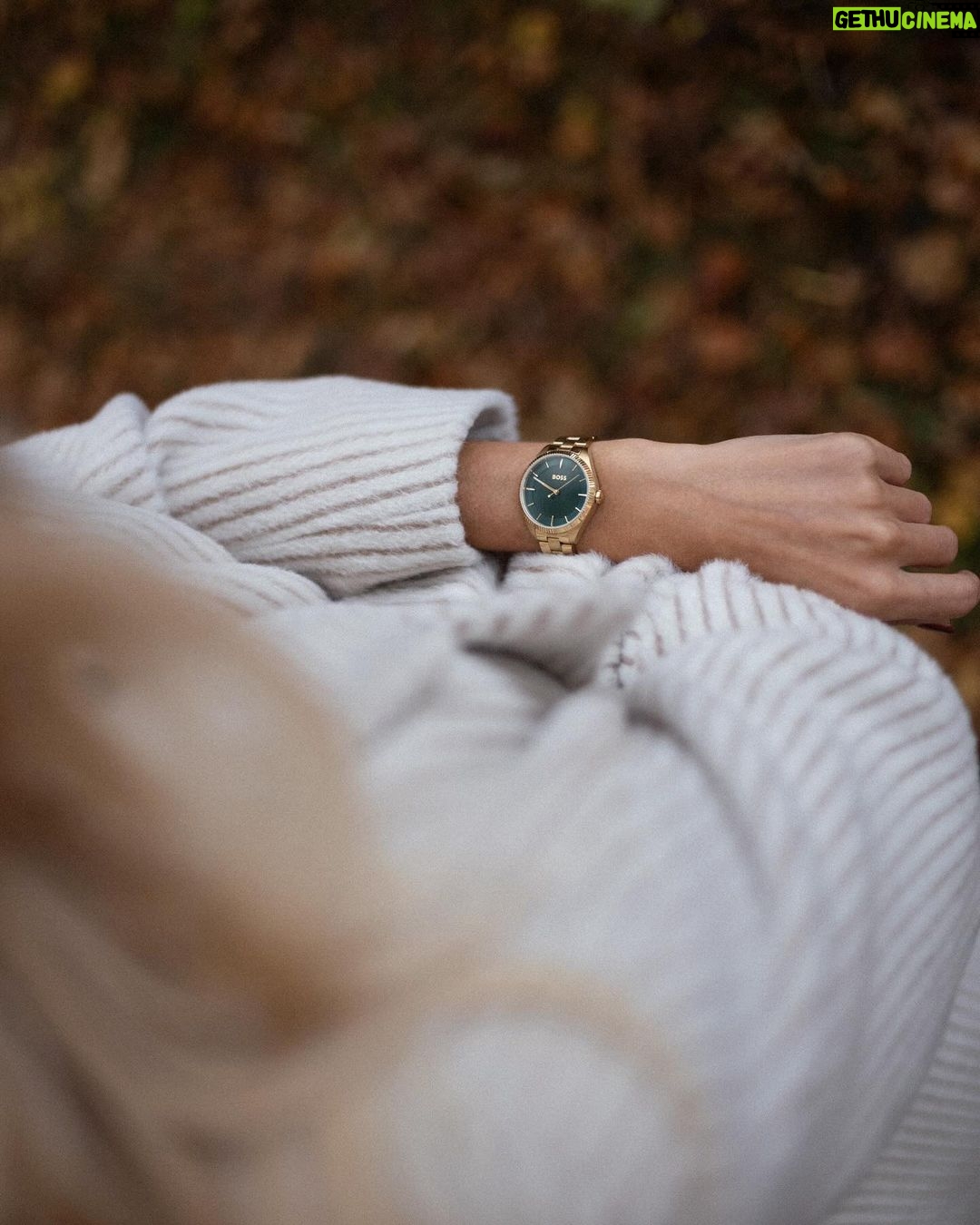 Alica Schmidt Instagram - Anzeige/ Last autumn days ππ«ΆπΌ @boss #BOSSwatches #bossjewelry