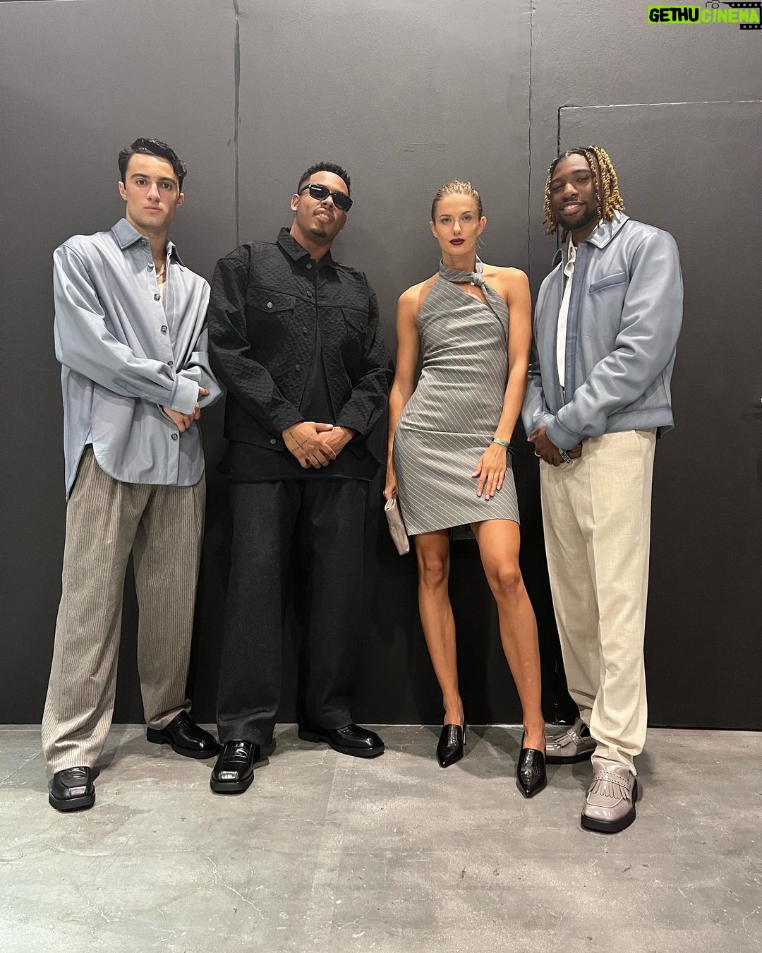 Alica Schmidt Instagram - What a show! 😮💨 Always a pleasure to walk the Milan fashion show for @boss ❤️🔥 /ad Milan, Italy