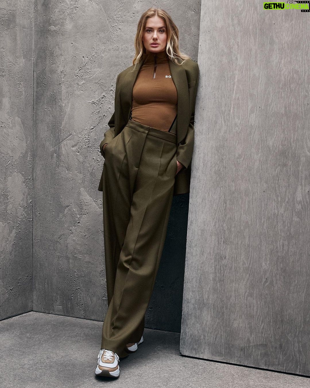 Alica Schmidt Instagram - Sleek, sporty, and smart. The new BOSS x Alica Schmidt collection will get your hearts racing #BeYourOwnBOSS