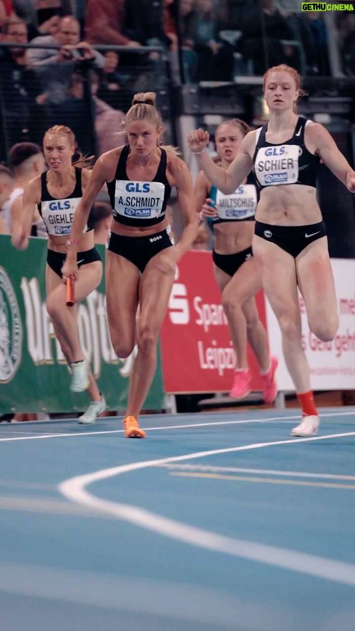 Alica Schmidt Instagram - National champions with the squad ❤️💪🏼 Relay action is always the most fun and I‘m so proud of this team 🥰 #trackandfield
