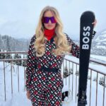 Alica Schmidt Instagram - ⛷️⛷️ Ad/ @boss #hkr23 #boss #skiing #BOSSeyewear Kitzbühel, Austria
