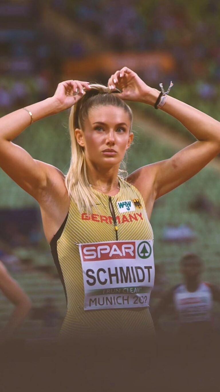 Alica Schmidt Instagram - These are the moments I‘m living for 🙏🏼 Can‘t wait to compete again 🔥 🎥 @liamsullymedia #trackandfield #europeanchampionship #munich2022 #sprint #400m