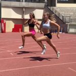 Alica Schmidt Instagram - Never finished ⚡️ @nadine_rtz_ #trackandfield #running #sprint