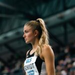 Alica Schmidt Instagram - Calm before the storm ⚡️ Only one more month till outdoor season starts 🤩 📸 @top4running.de #trackandfield #running #sprint #400m #raceday