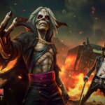 Alice Cooper Instagram - Alice and Phantom Eddie are coming to your device in stunning wallpapers! Visit the Legacy of the Beast website now and download the mesmerizing Alice Cooper Collaboration wallpapers! Transform your screen into a metal masterpiece 🔗https://ironmaidenlegacy.com/portfolio_page/alice-cooper #MetalWallpapers #AliceCooperCollaboration