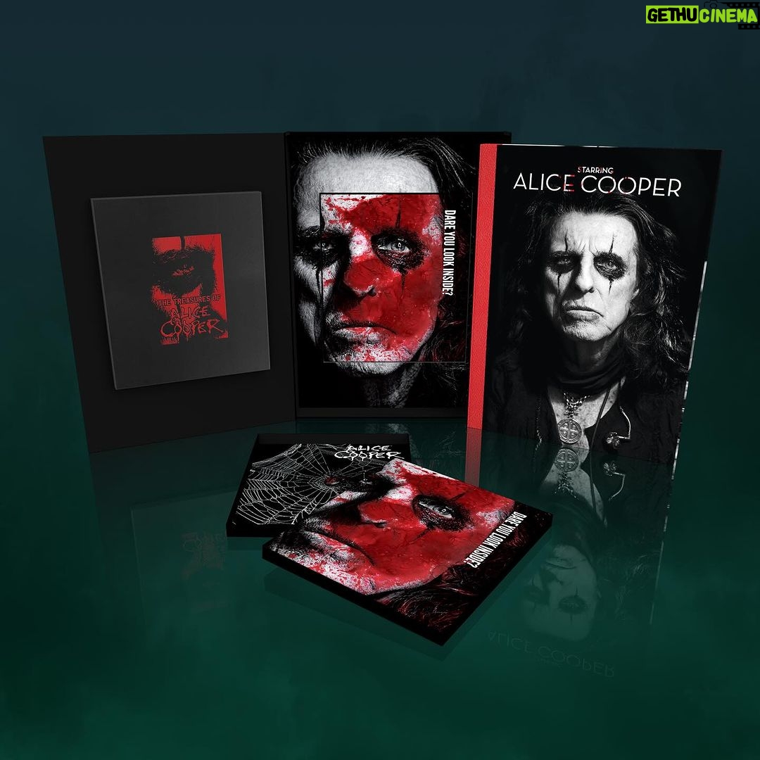 Alice Cooper Instagram - ‘Starring Alice Cooper’ The brand new official book from Rufus Publications is now available for preorder. All preorders save 10% when ordered before November 30th. The book comes in three editions including a deluxe version signed by Alice Cooper and limited to just 500 copies. Alice Cooper is a truly defining artist in the Rock pantheon who significantly shaped both the visual and musical landscape influencing countless other artists and selling over 50 million records along the way. This collection goes deep into the history books and celebrates the unique story of Alice featuring rare and unseen photographs from some of Rock’s must celebrated photographers. 👁️🗨️Link in bio👁️🗨️ #rufuspublications #alicecooper #photobook #schoolsout #rock 📸’s: 1 - Kyler Clark, 2 & 4 - Ross Halfin, 3 - Glen La Ferman, 5 - Keystone Press. All ©️To the owners. All rights reserved