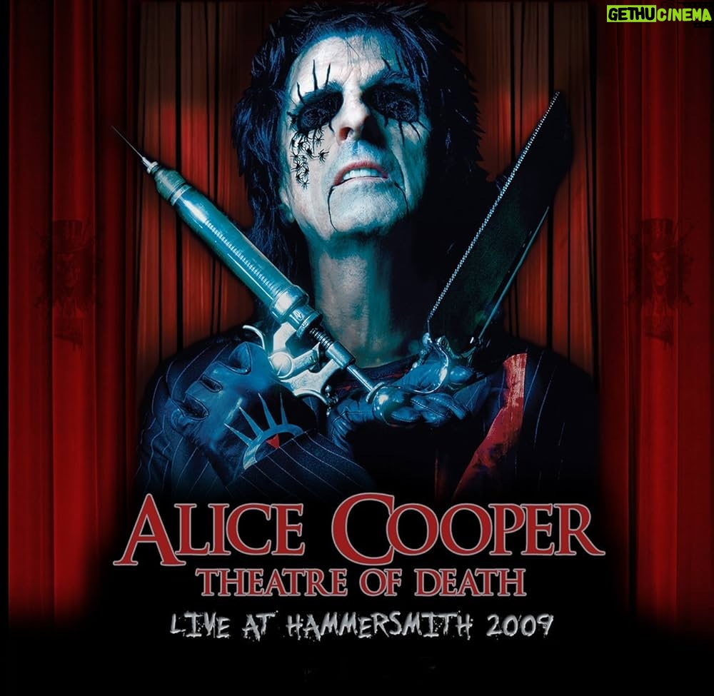 Alice Cooper Instagram - Immerse yourself in the electrifying energy of Alice Cooper's Theatre of Death - Live at Hammersmith. Recorded during the final show of the tour at London's legendary Hammersmith Apollo, Theatre of Death is a very different show than anyone has seen before. Always expect the unexpected. Coming on Vinyl for the first time on March 8. Pre-order now at https://alicecooper.lnk.to/TheatreOfDeathWE