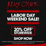 Alice Cooper Instagram - I know what you want... 20% OFF! Save on all orders* this Labor Day Weekend. 🛒 Shop.AliceCooper.com link in bio