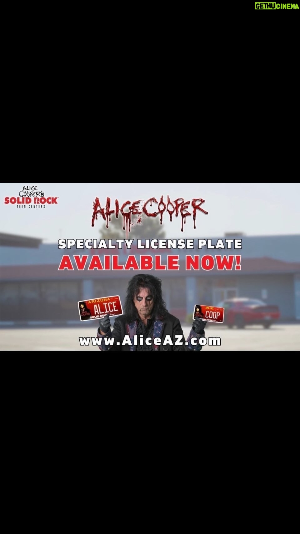 Alice Cooper Instagram - Arizona Minions! Go on the ROAD with Alice Cooper - please consider purchasing the new Arizona Alice Cooper specialty plate to support Alice Cooper’s Solid Rock Teen Centers. $17 of the $25 goes towards free music, art and dance programs for ALL teens. Let’s put these on the ROAD, Arizona! Order today at www.AliceAZ.com and please share this video! @alicecoopersolidrock