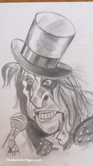 Alice Cooper Instagram - Incredible work! 🖊️ 
📸: @tigervillec
