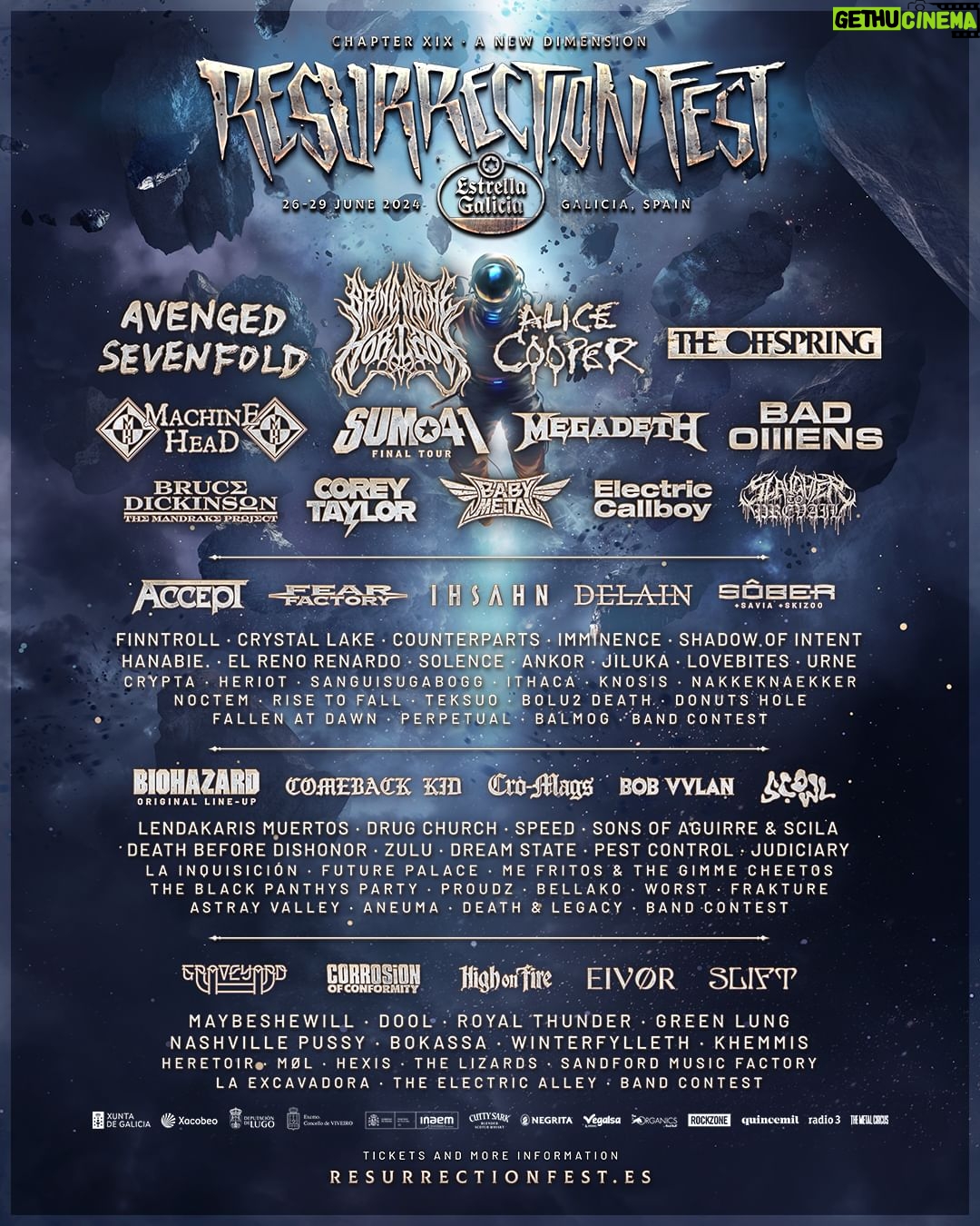Alice Cooper Instagram - Sick Things of Spain! Cannot wait to see you at Resurrection Fest 26-29 June. For ticket information and details visit https://www.resurrectionfest.es/ Let the lights grow dim, I've been ready