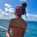 Aline Campos Instagram - tava com tanta saudade de vc, Noronha💜✨🐠 ps: o FINAL do vídeo ta sensacional 🤣 @naveguenoronha Fernando de Noronha