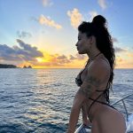 Aline Campos Instagram - Noronha e sua magia✨ Se vc sonha em ir, acredite nisso com força, pq vc vai materializar essa viagem única! Mas precisa acreditar de verdade e escolher vibrar sempre no AMOR. Assim vai ser mais fácil Noronha te escolher 🌺🦋 . 📸 @pedrinhodenoronha 🤎 Fernando de Noronha