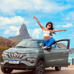 Aline Campos Instagram - Noronha e carro 100% elétrico tem tudo a ver✨ Meus dias pela ilha foram de energia limpa, graças a @renaultbrasil 👏🏾 Com robustez de SUV e altura do solo de 16,6cm, o Kwid E-tech 100% me proporcionou uma experiência única!! 🚙 Fora que em vários pontos da Ilha tinham ecopostos pra carregar quando quisesse, apesar de que só foi necessário uma carga pra eu ficar todos os dias da minha viagem!!🤩 #noronhacarbonozero Fernando de Noronha