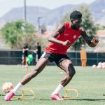 Alphonso Davies Instagram – Full focus for tomorrow! 🇨🇦
 #AD19⚡️ Las Vegas, Nevada