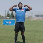Alphonso Davies Instagram – Made some new friends at @bmocanada’s ⚽ clinic. Let’s keep training to grow the game 💪💪 #BMOGrowTheGame #BMOPartnerp