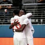 Alphonso Davies Instagram - Great team performance! One more game to go💪🏾 #AD19⚡️ Las Vegas, Nevada