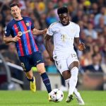 Alphonso Davies Instagram - Great result tonight 💪🏾 #AD19⚡️ Spotify-CampNou