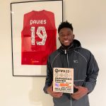 Alphonso Davies Instagram - It’s like the holiday season for us gamers because it’s #FIFA23 launch week. I’ll catch you all online and I’ll be handing out free lessons this year to anyone that comes my way 😏 @easportsfifa Munich, Germany