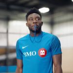 Alphonso Davies Instagram – I’m on official half-time snack duty with @bmocanada 🍊 #BMOGrowTheGame #BMOPartner #AD19⚡️