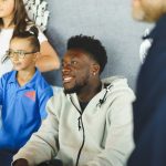 Alphonso Davies Instagram - Edmonton you always know how to show me love and make me feel right at home!! THANK YOU for coming out to see me and for supporting @stollerykids 🙌🏾 🙏🏾 #AD19⚡️