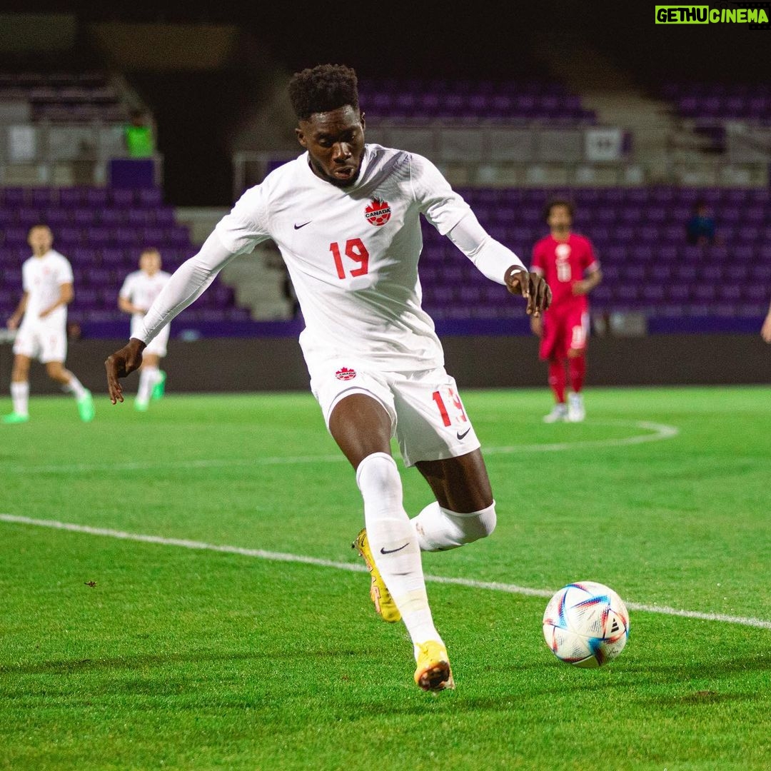 Alphonso Davies Instagram - Great game last night, thank you to everyone that came out to support us ππΎπ #AD19β‘οΈ Vienna, Austria