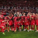 Alphonso Davies Instagram - SUPERCUP 22 🏆 #AD19⚡️ Leipzig, Germany