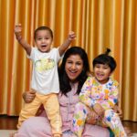 Alya Manasa Instagram - Summers are here and as a mom, I always prioritize comfort when choosing outfits for my kids. Seeing them strut around with confidence and comfort is what mommy dreams are made of! And my kiddos are all set to bloom in their adorable outfits from the Firstcry Spring Summer Collection! Whether it’s my little boy rocking his cool colors or my princess twirling in her vibrant dress, every piece is a burst of joy and style! And the quality is top-notch, made from soft, breathable fabrics that keep them happy and carefree all day long. Don’t miss out on @firstcryindia ’s amazing Spring Summer collection for your lil ones! Use my special code ‘ALYASS24’ to enjoy a fantastic discount - 50% off on fashion and 42% on everything else! #firstcryspringsummer24 #springiton2024 #firstcryfashion #FussNowAtFirstcry #firstcryIndia #firstcry #shopatFirstcry