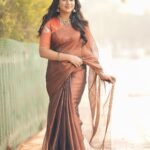 Alya Manasa Instagram - 🌟SEEK RESPECT 🌟 NOT ATTENTION 🌟 BCOZ RESPECT LASTS LONGER🌟 Look sculpted by this team Saree & blouse @thenmozhidesigns Makeup @sharanyas_makeupartistry Jewellery @new_ideas_fashions Hairdo @shanthimakeupstudio Moment locked by 🤔Vera yaaru @prasami_photography