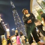 Alya Manasa Instagram - Pattu and mom @burjkhalifa #dubai🇦🇪