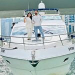 Alya Manasa Instagram - Nothing but blue skies and open seas ahead! @sanjeev_karthick Such a wonderful experience @skymarineyacht