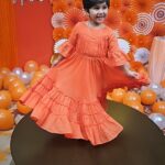 Alya Manasa Instagram - Another unforgettable birthday releasing only @cineulagamweb & cineulagam utube chnl Beautiful Classy Outfit So soft,comfortable,feel like not to remove our birthday outfits Till next day Thnx @m_lady_couture for the best looking customized family Outfit for aila's birthday .. Decor @mdeventhub did their work Amazingly 👏 The decor they did is exactly what we asked Decor was also #topnotch